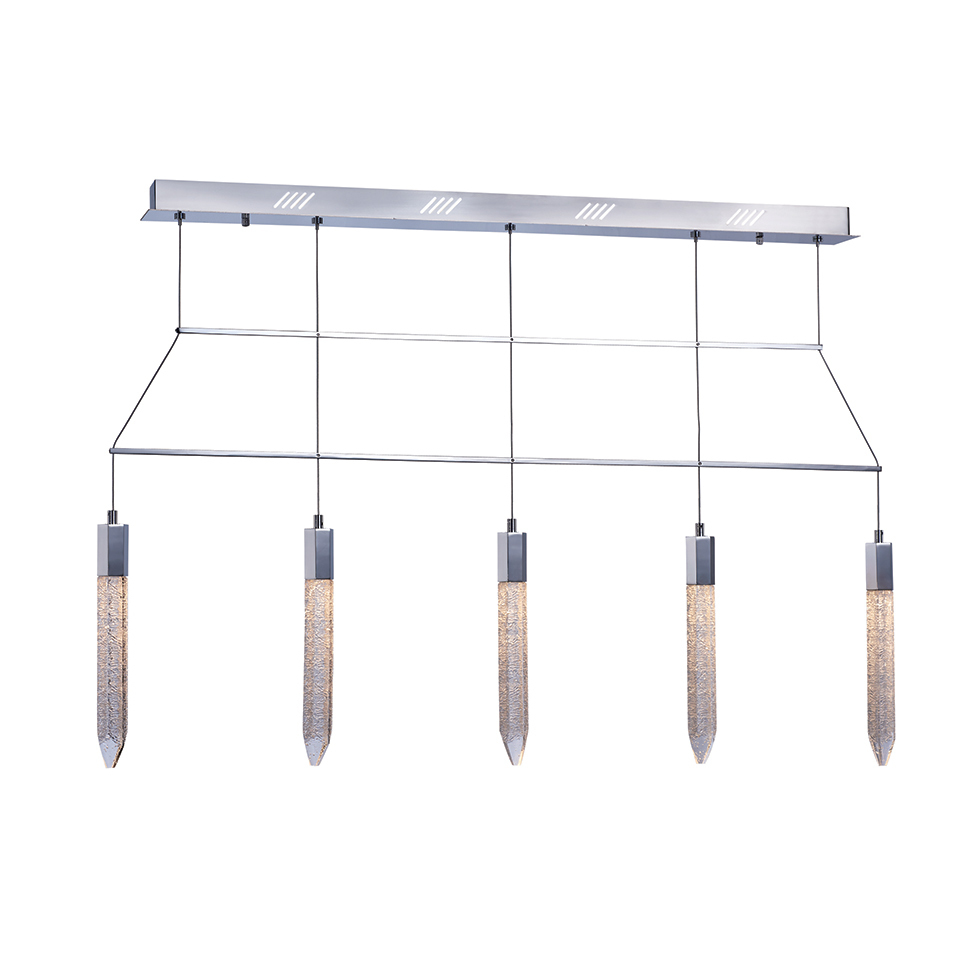 Shard 5 Light LED Adjustable Bar Pendant - Ideas For Living UK